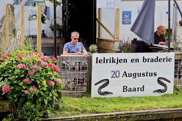 Baard, jaarlijkse wedstrijd palingroken