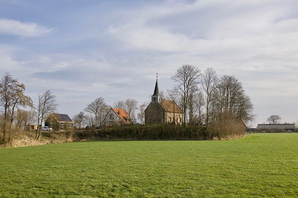 Bornwird, kerk op terp