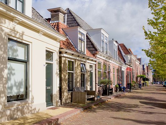 Franeker, Heerengracht in het najaarszonnetje
