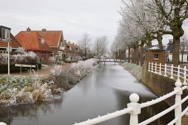 Sint Annaparochie, winter