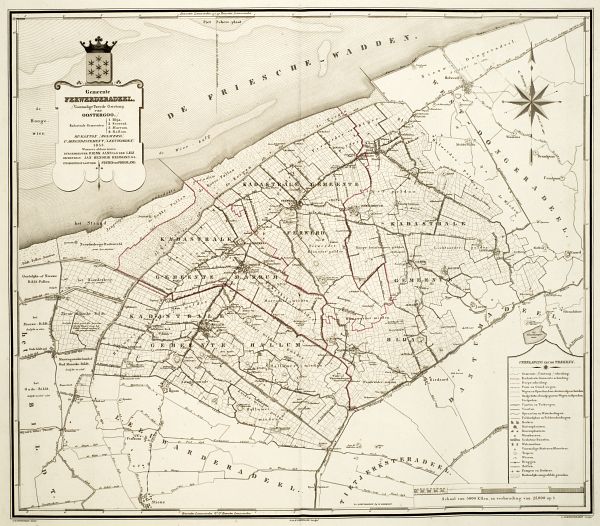 Ferwerderadeel in de atlas van Eekhoff
