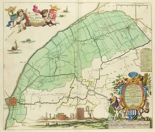 Barradeel in de atlas van Schotanus