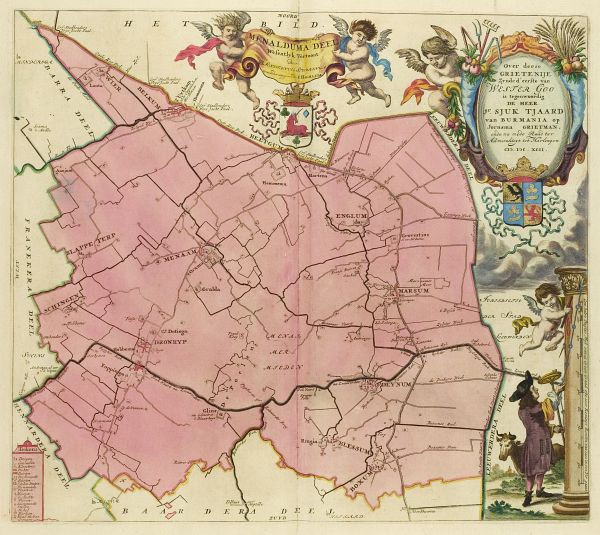 Menaldumadeel in de atlas van Schotanus