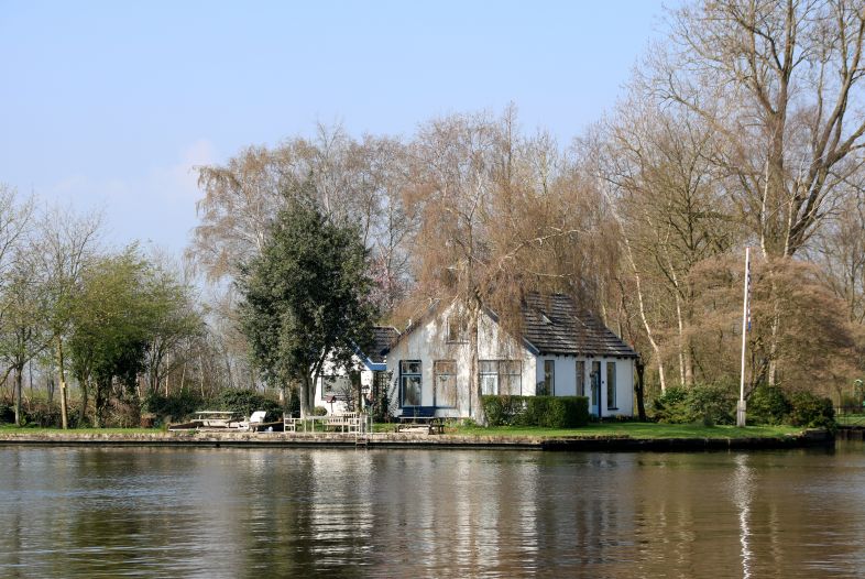 Mooi plaatje aan het kanaal Suawoude.