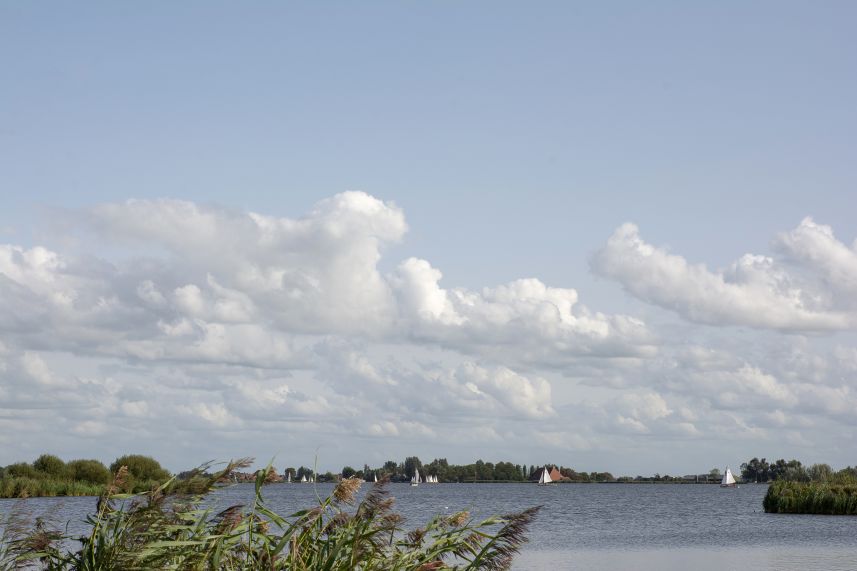 Zicht op het Ringwiel bij Idzega Zicht op het Ringwiel bij Idzega