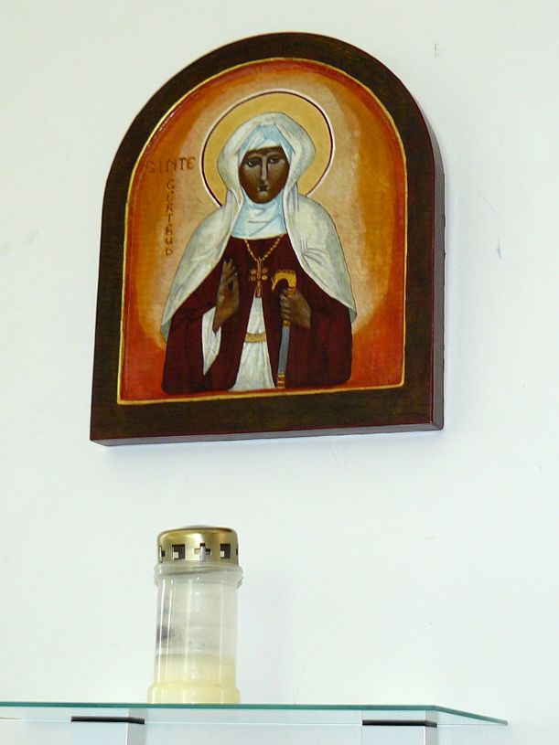 Icoon St. Gertrud, kerk Baard
