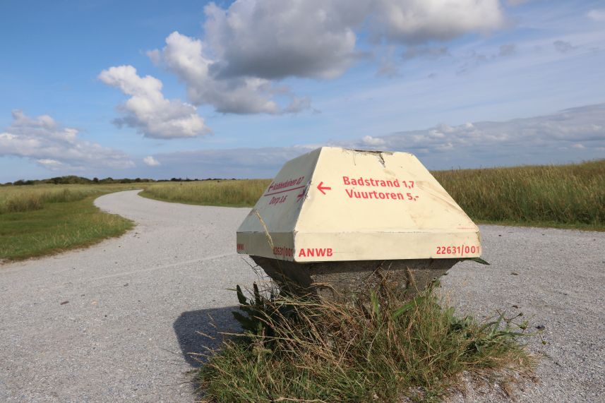 ANWB paddestoel Kobbeduinen,  Schiermonnikoog